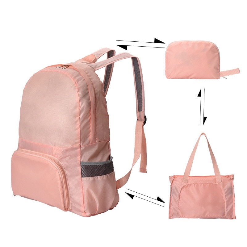 Collapse backpack pink